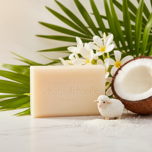 Schafmilchseife eckig 100g, Kokos
